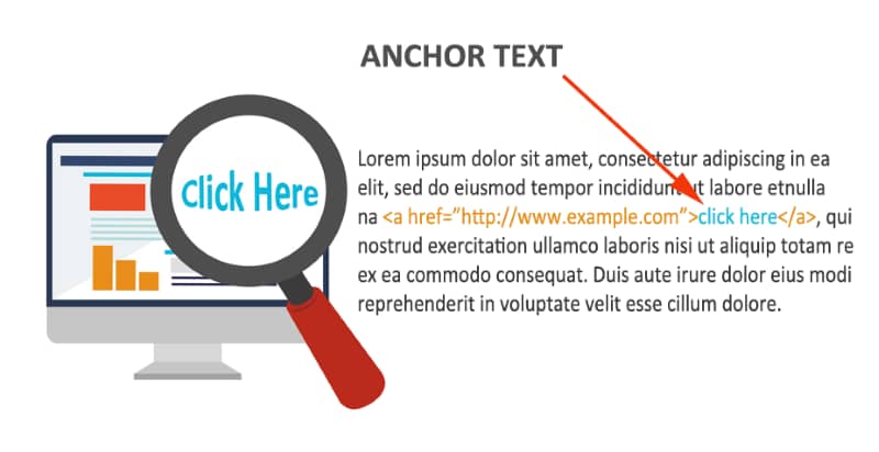 anchor text link and how does it look