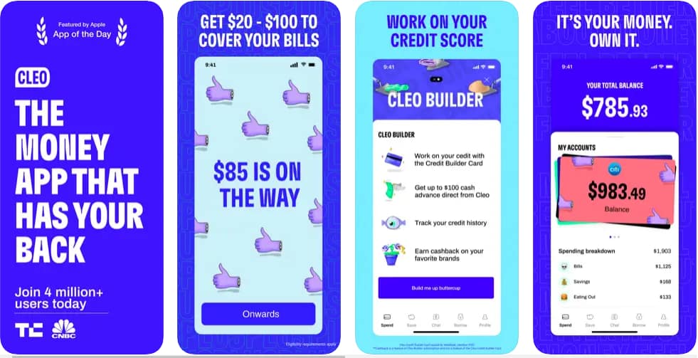 Image Representing Cleo App on Apple Store