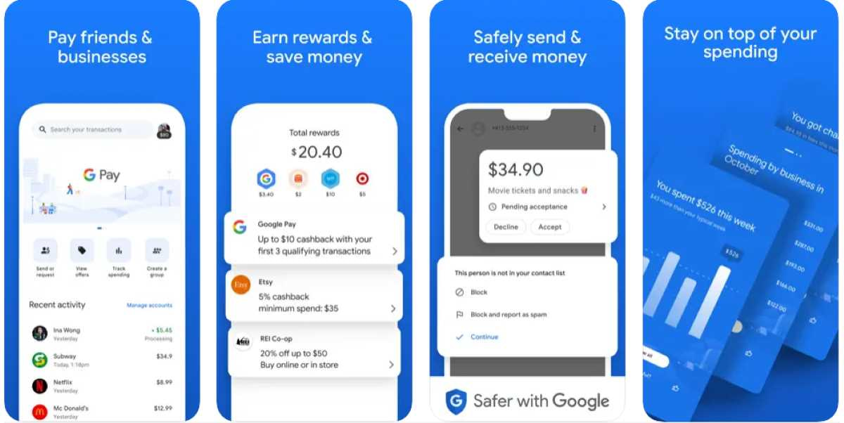 image representing google pay App on Apple Store an alternative to cash app